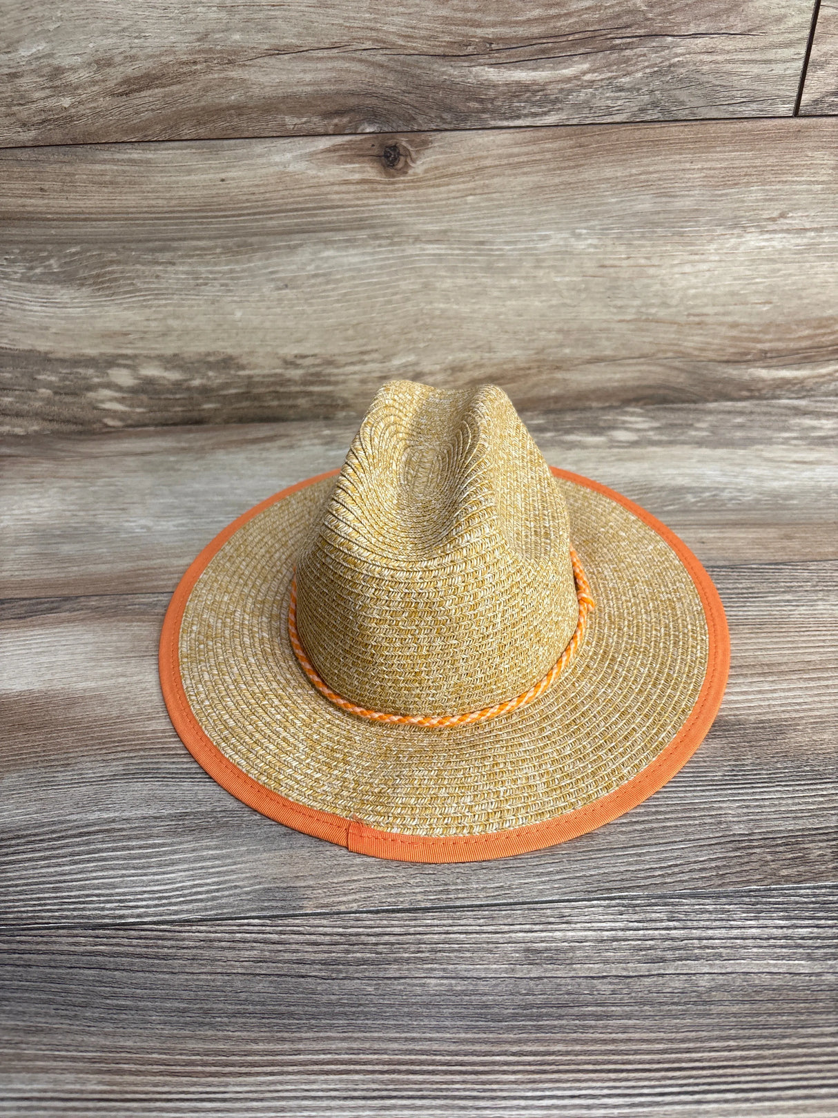Sunshine Soul Paper Straw Western Hat with Braided Detail