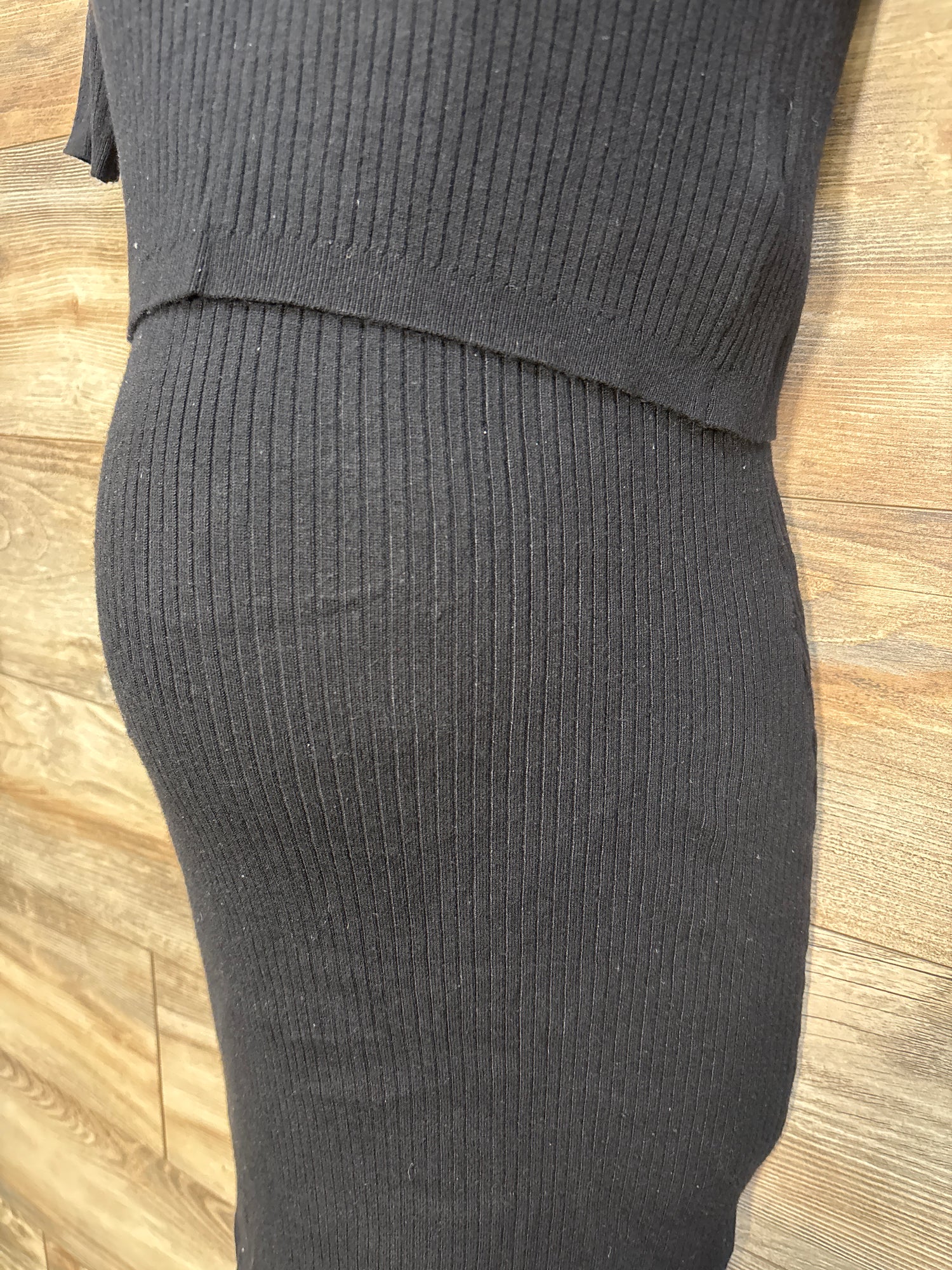 Seraphine 2 in 1 Maternity Dress & Detachable Nursing Top Black sz Small