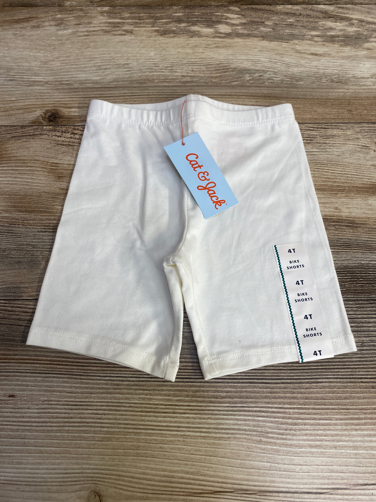 NEW Cat & Jack Bike Shorts White sz 4T