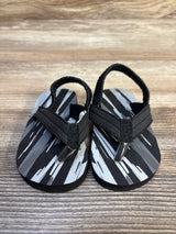 Carter's Clark Flip Flops Black sz 1/2c