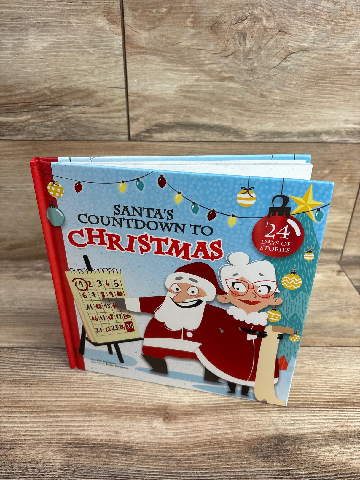 Santa's Countdown to Christmas: 24 Days of Stories Hardcover Book