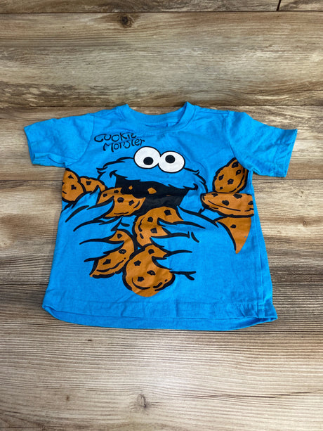 Sesame Street Cookie Monster Shirt Blue sz 5T - Me n Mommy To Be