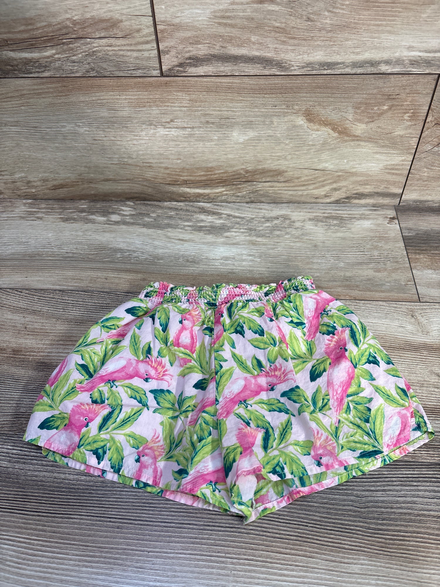 Janie & Jack Bird Print Shorts Pink sz 3T