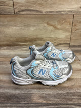 New Balance 530 Bungee Sneakers White/Blue sz 10c