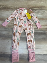 NEW Angel Dear Western Horses Convertible Zippy Pink sz 6-12m