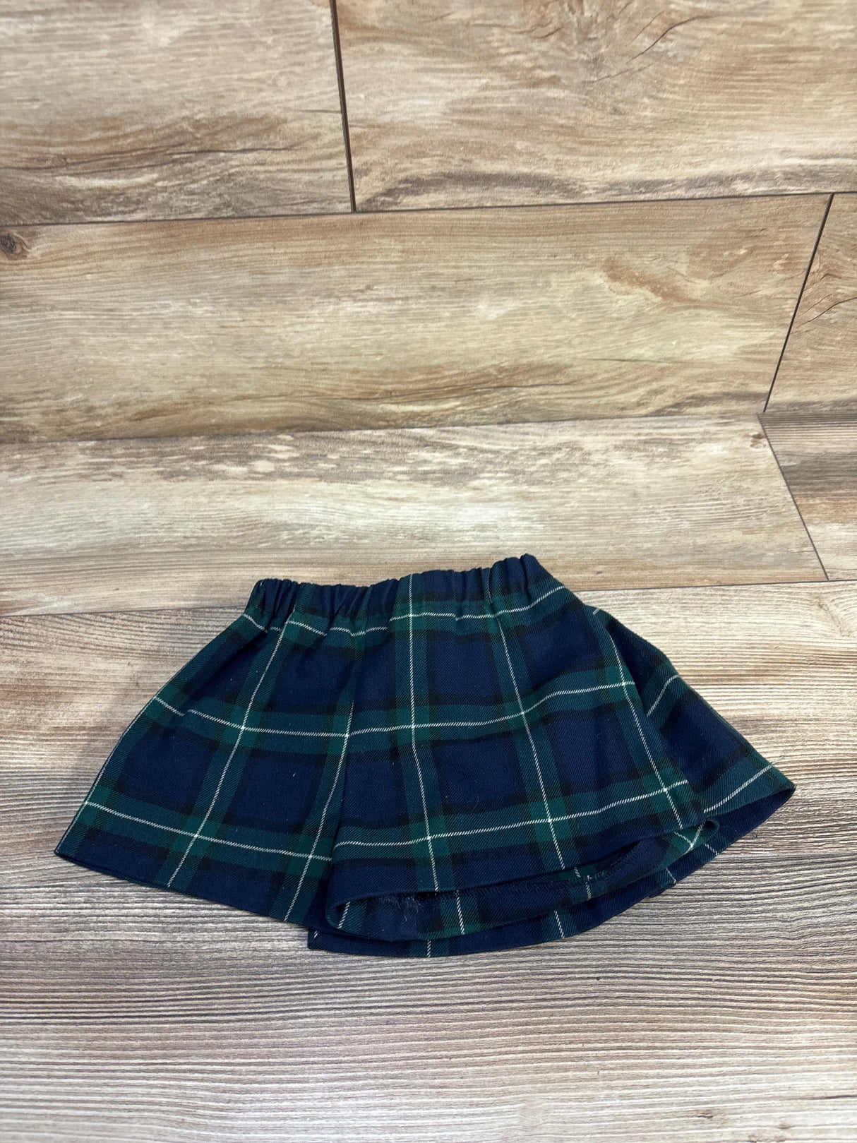 Zara Plaid Pleated Skort Navy sz 18-24m