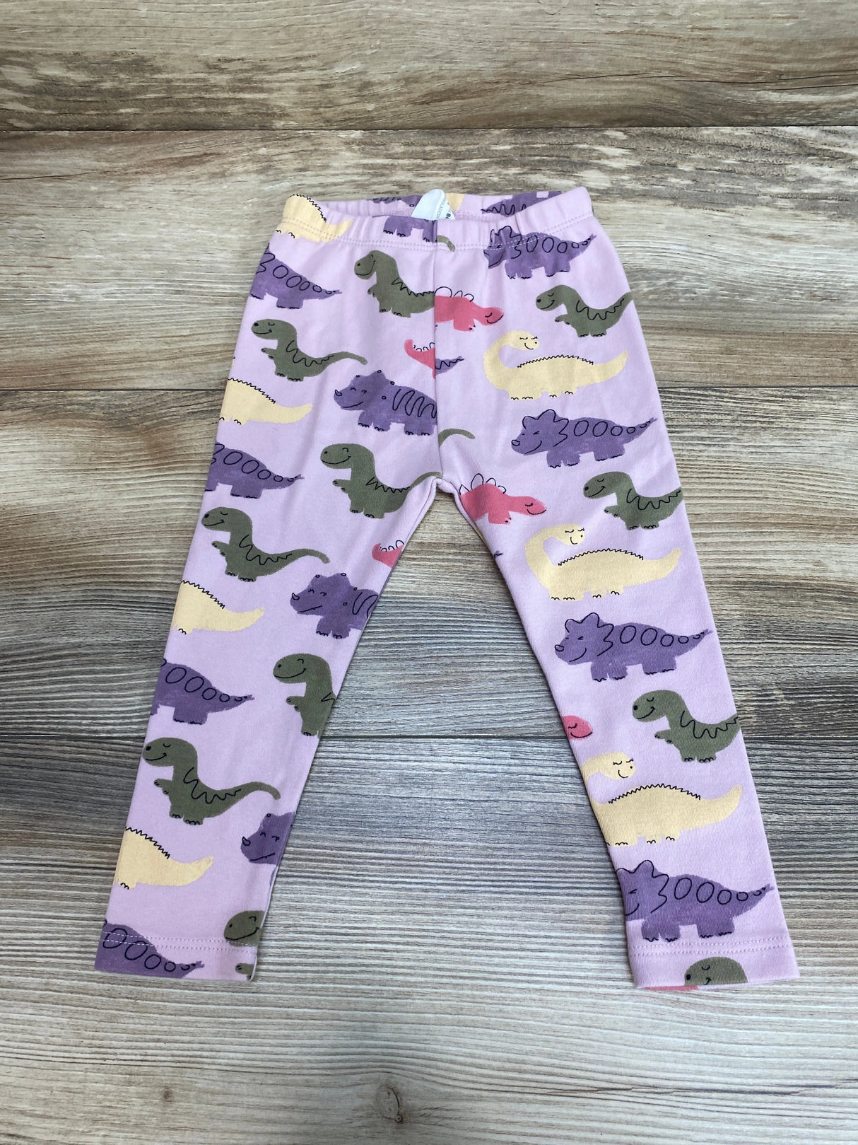 Zara Dino Leggings Pink sz 12-18m