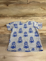 BabyPro Rocketship Shirt Grey sz 4T