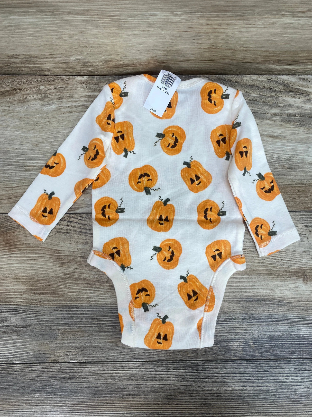 NEW Old Navy Pumpkins Bodysuit White sz 0-3m - Me n Mommy To Be