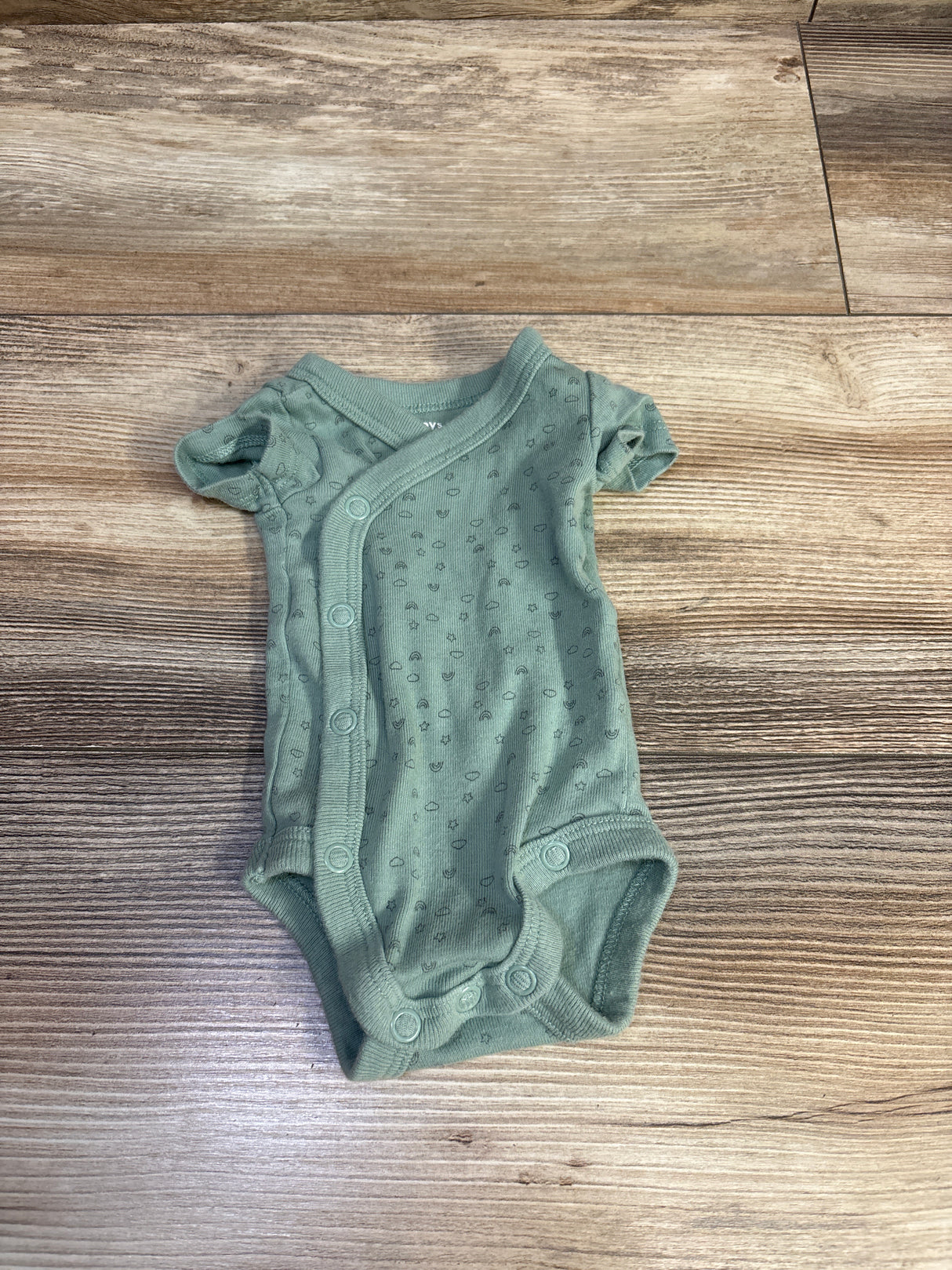 Simple Joys Kimono Bodysuit Green sz Preemie