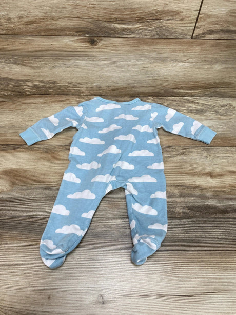 Hudson Baby Blue Cloud Print Sleeper sz 0-3m - Me 'n Mommy To Be