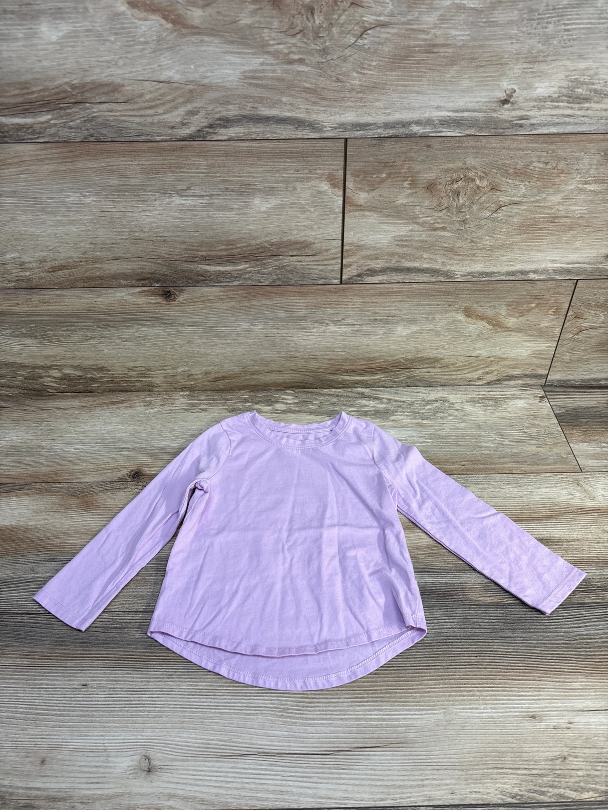 Cat & Jack High Low Long Sleeve Shirt Lilac sz 3T