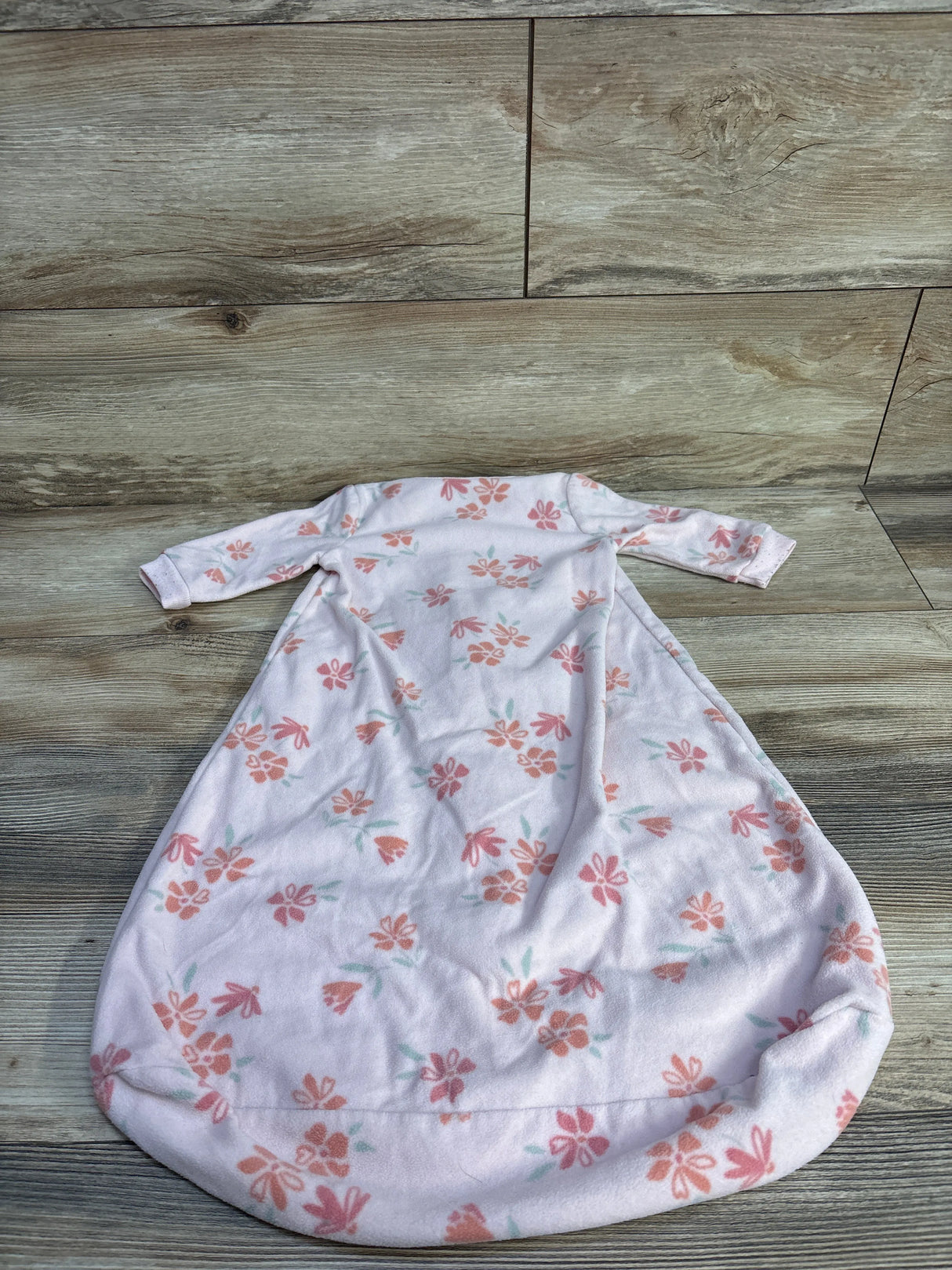 Just One You Floral Fleece Sleeper Bag Pink 3-6m