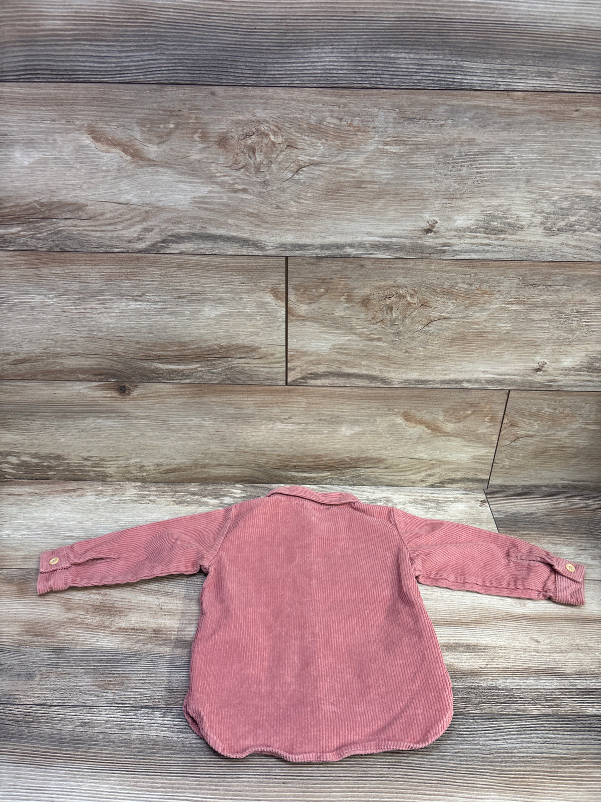 H&M Corduroy Button-Up Shirt Pink sz 18m