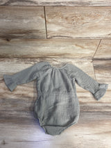 Grayson Mini Muslin Bubble Romper Green sz 18m