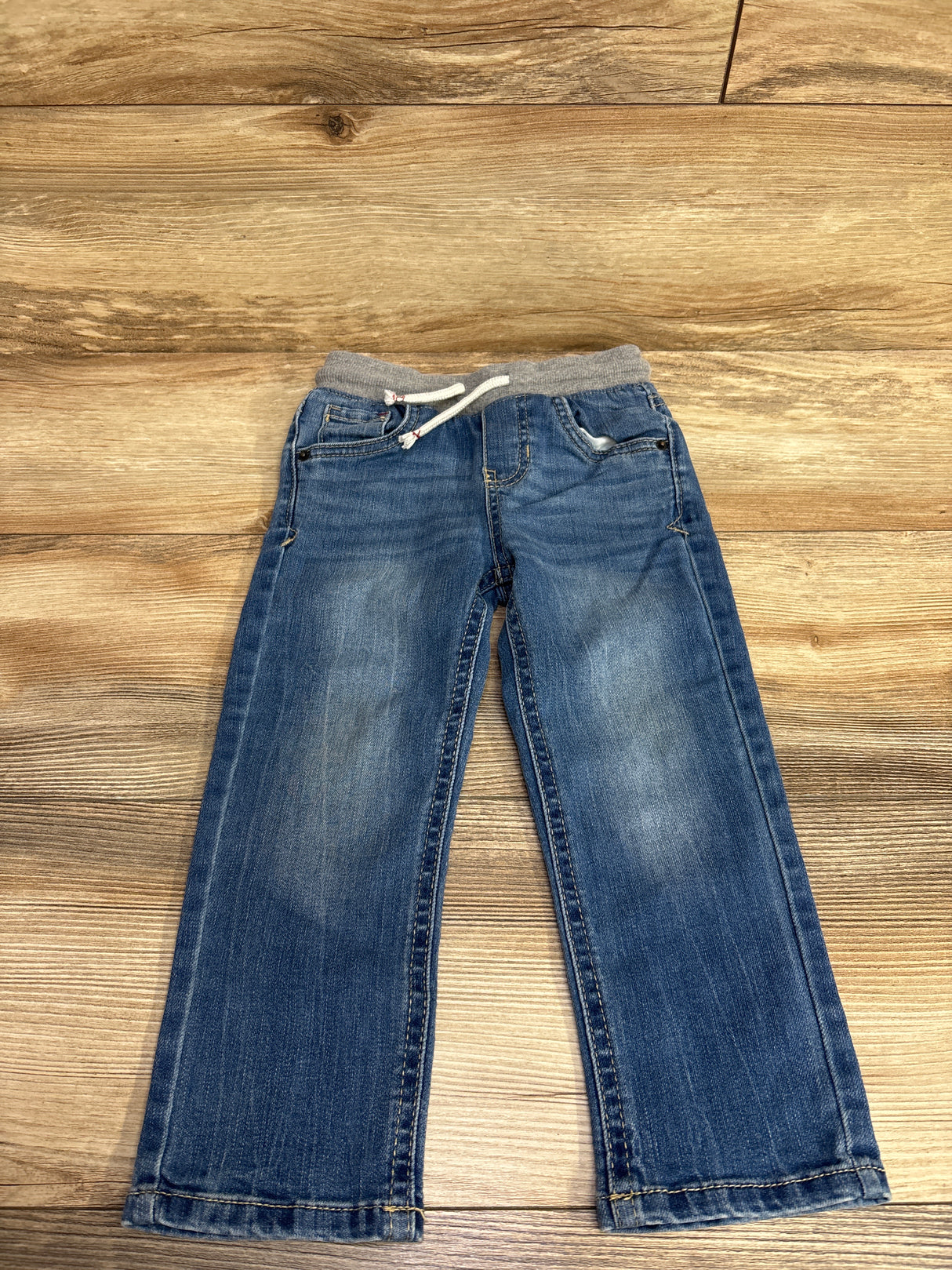 Cat & Jack Denim Drawstring Pants Blue sz 3T