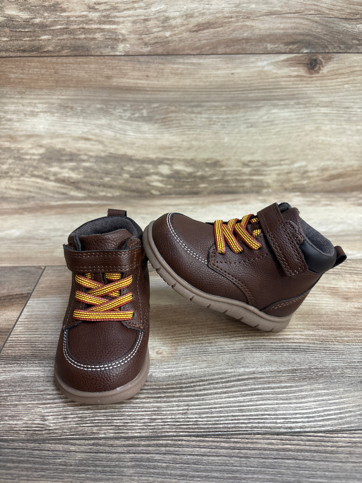 Carter's Every Step Nixon Ankle Boots Brown sz 4c