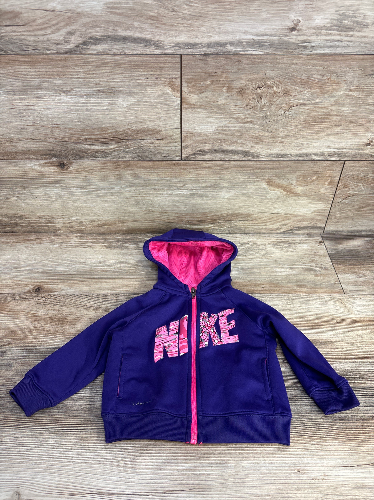Nike Therma-Fit Full Zip Hoodie Purple sz 12m