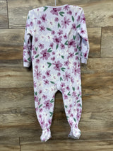 Carter's Floral Blanket Sleeper Lilac sz 3T