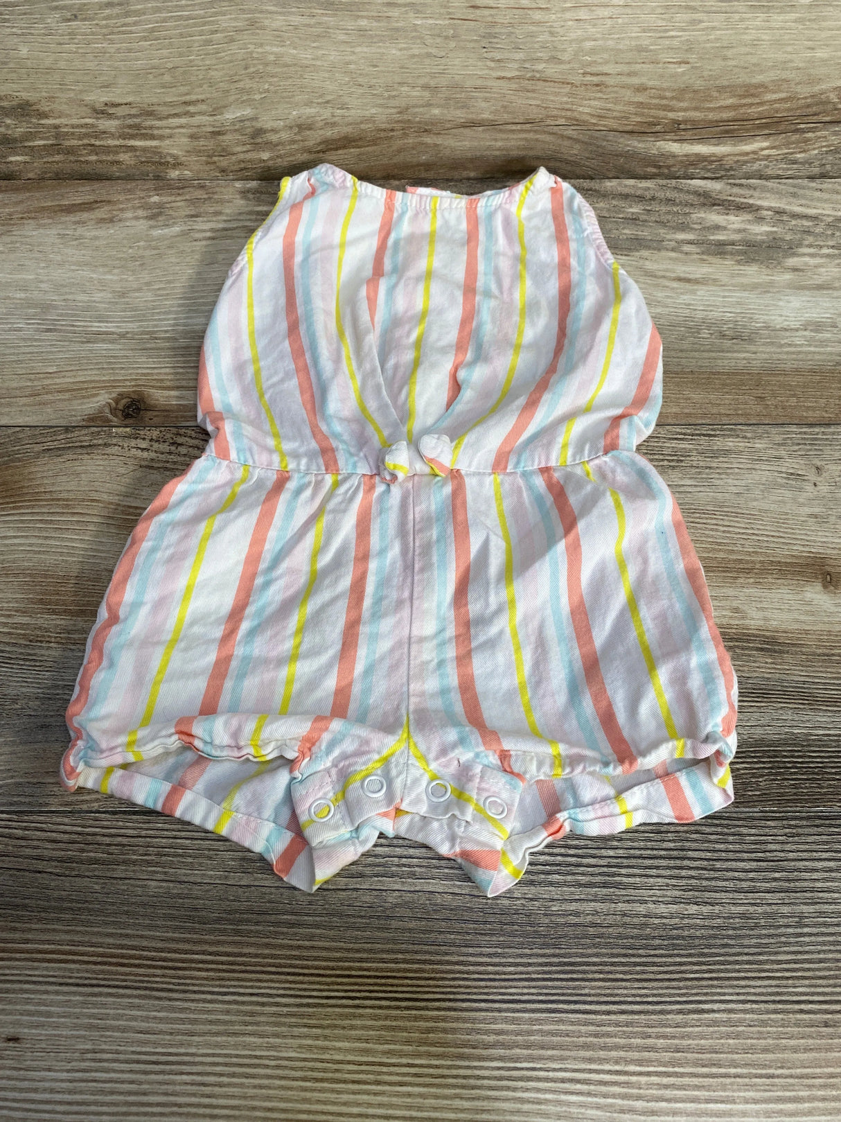 Carter's Striped Romper Pink sz 9m