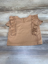 Btween Ruffle Shirt Brown sz 18m