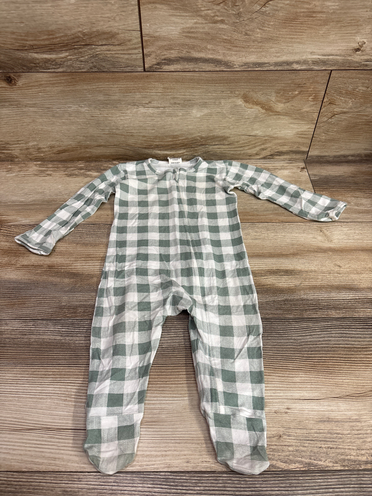 Larkspur Bamboo Sleeper Green sz 6-9m