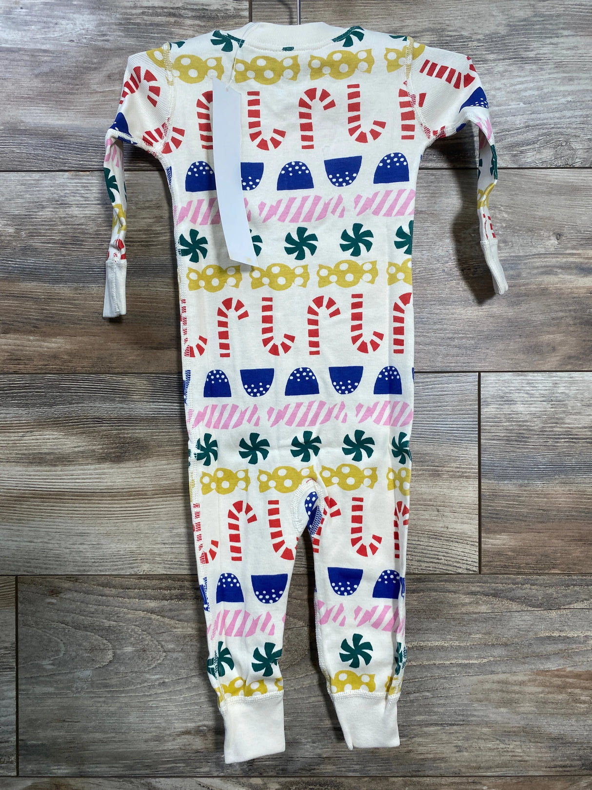 NEW Hanna Andersson Stacking Sweats Sleeper Cream sz 12-18m