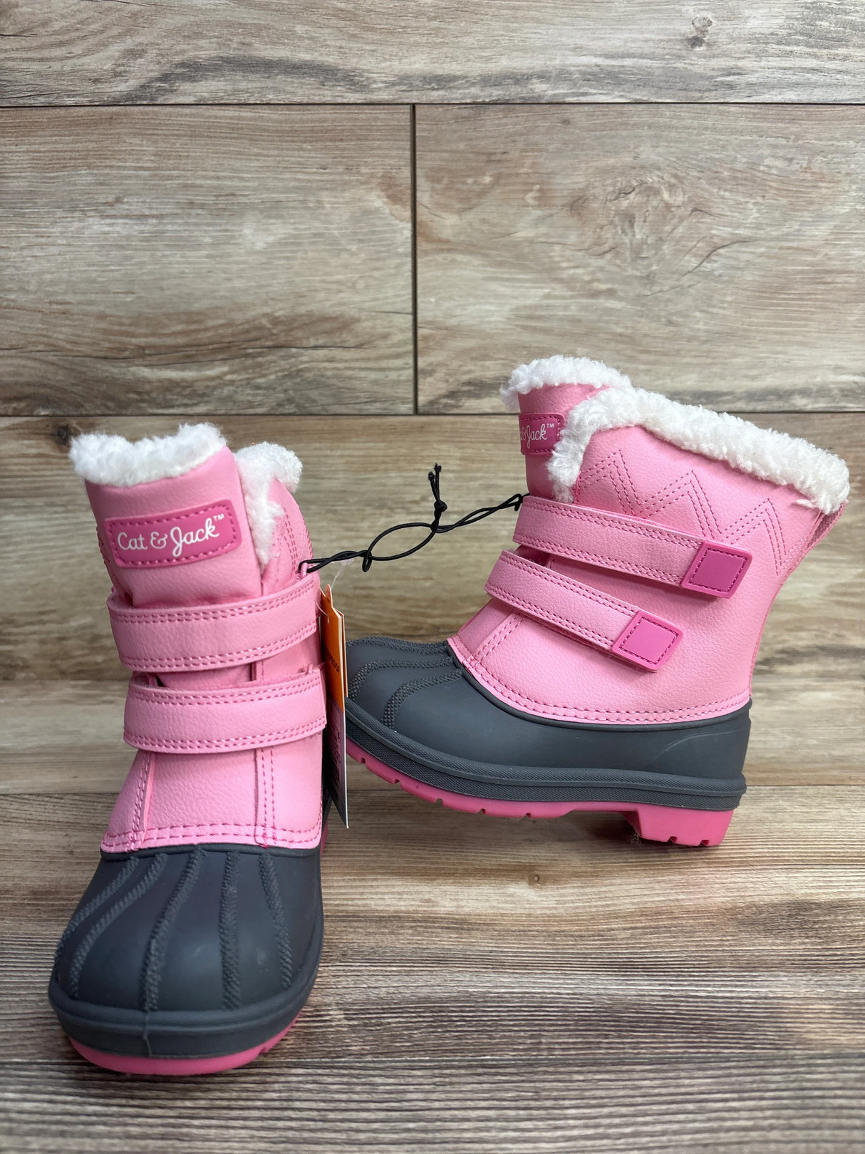 NEW Cat & Jack Denver Winter Boots Pink sz 9c
