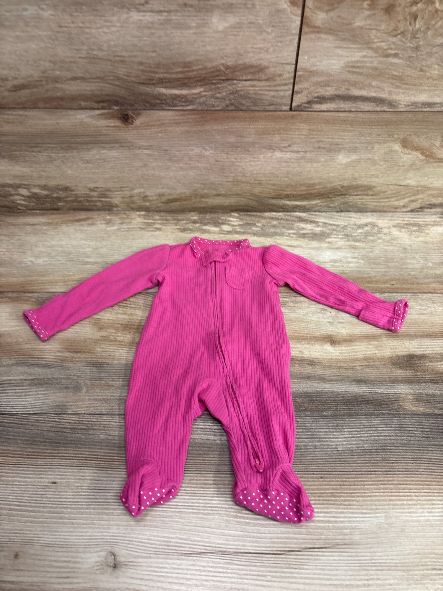 Carter's Ribbed Sleeper Pink sz Newborn