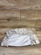 Parent's Choice Fitted Waterproof Bassinet Sheet Floral White ~ 24x34''