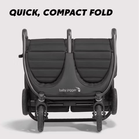 NEW Baby Jogger City Mini GT2 Double Stroller - Jet Black