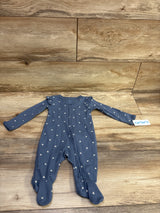 NEW Carter's Ribbed Sleeper Blue sz 3m