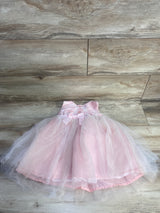 Blueberi Boulevard Floral Tulle Dress Pink sz 18m