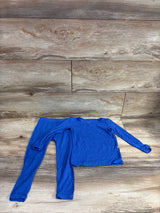 Kyte Baby 2pc Bamboo Long Sleeve Pajama Set Blue sz 2T