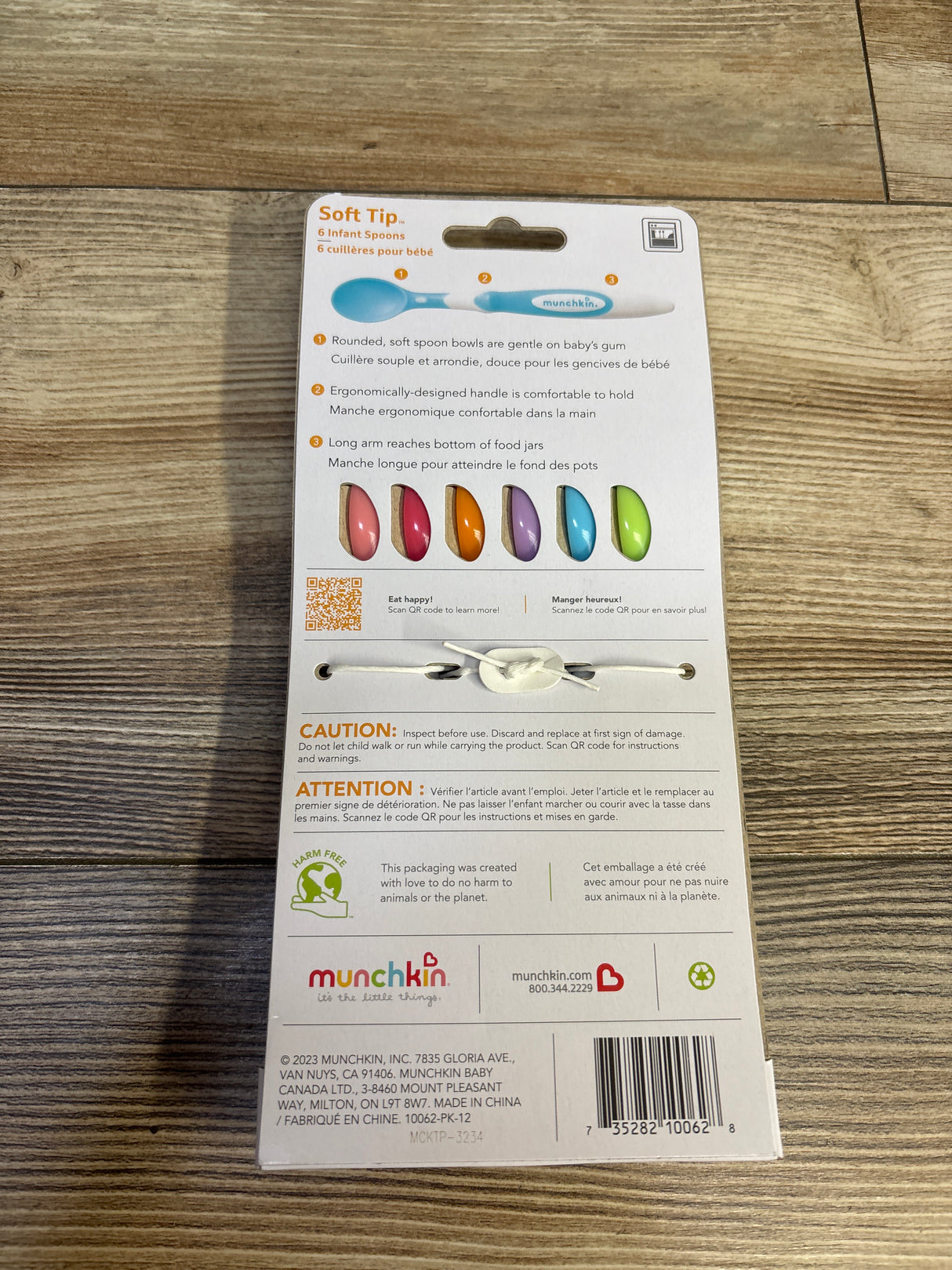 NEW Munchkin 6pk Soft Tip Infant Spoons 3m+