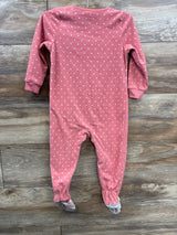 Carter's Polka Dot Sleeper Pink sz 2T