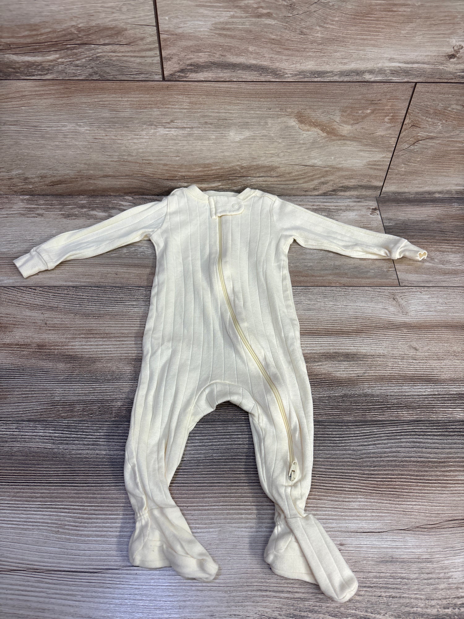Member's Mark Ribbed Sleeper Yellow sz 6m