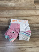 NEW Jumping Beans 6pk Softest Low-Cut Socks with Grip Dots sz 2-4T