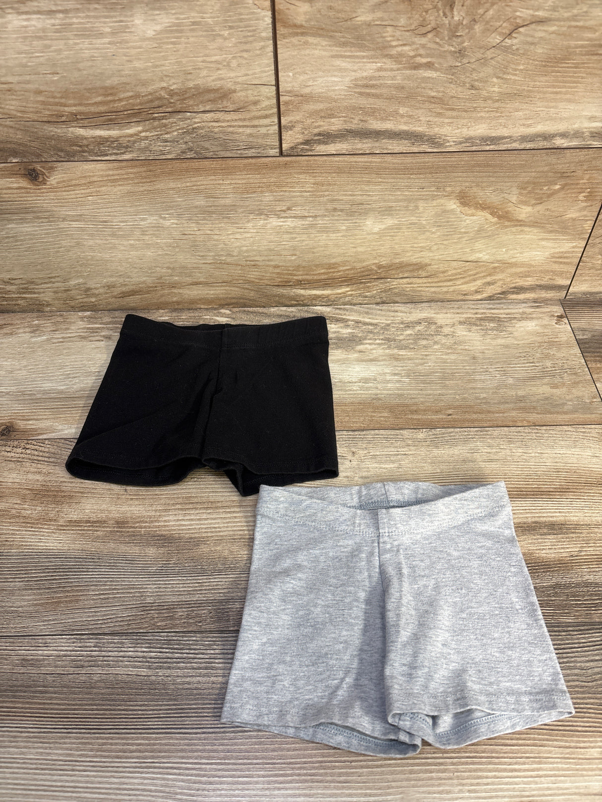 Member's Mark 2pk Cartwheel Shorts Black sz 4/5T