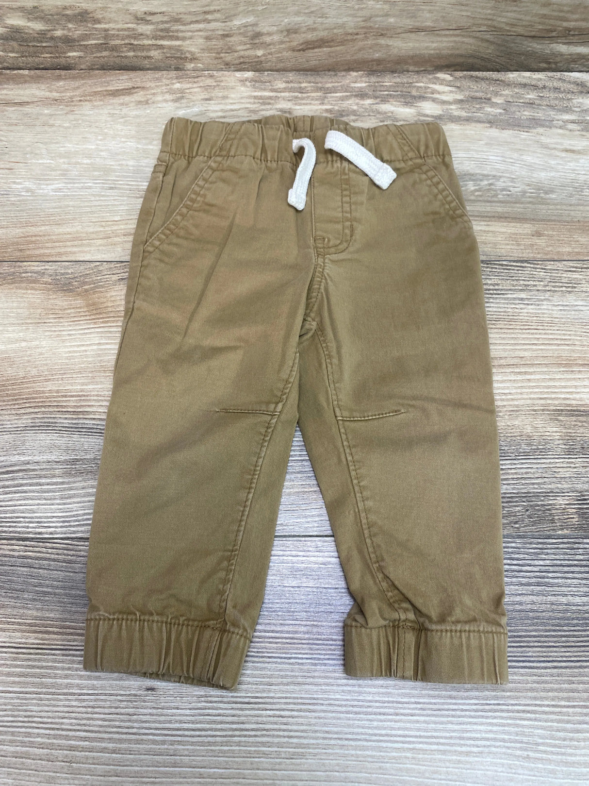 Cat & Jack Drawstring Jogger Pants Tan sz 12m