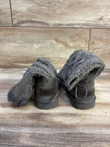 UGG Braided Knit Boots Grey sz 8c