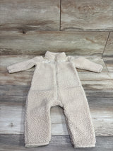 Carter's Embroidered Sherpa Coverall Beige sz 9m