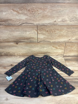 NEW Cat & Jack Heart Print Dress Grey sz 3T