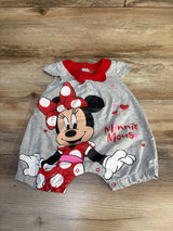 Disney Baby Shop Minnie Mouse Bubble Romper Grey sz 12-18