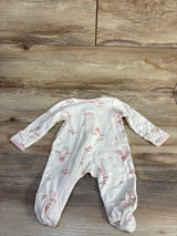 Carter's Sheep Print Sleeper White sz 3m - Me n Mommy To Be