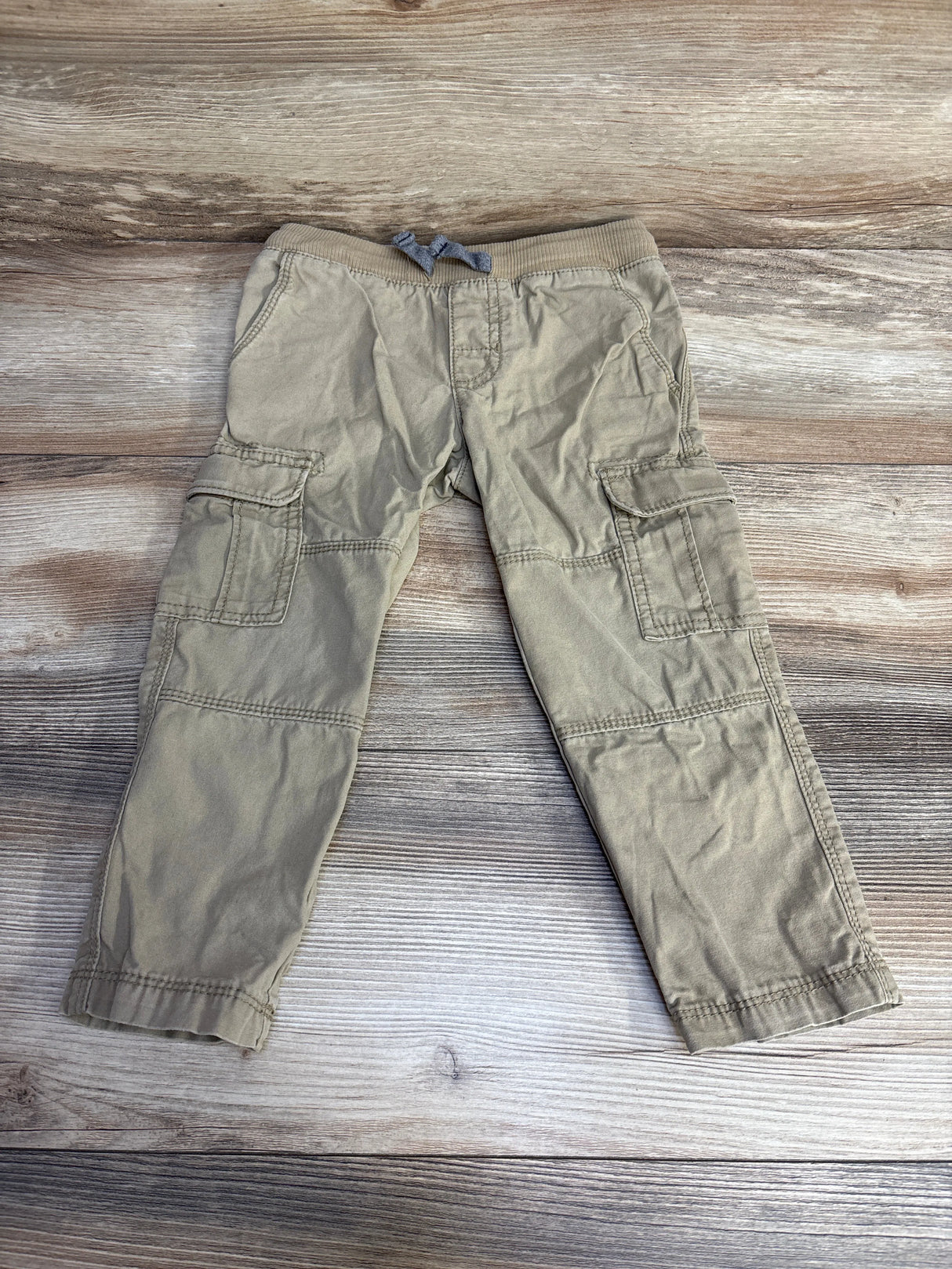 Carter's Drawstring Cargo Pants Tan sz 3T - Me n Mommy To Be