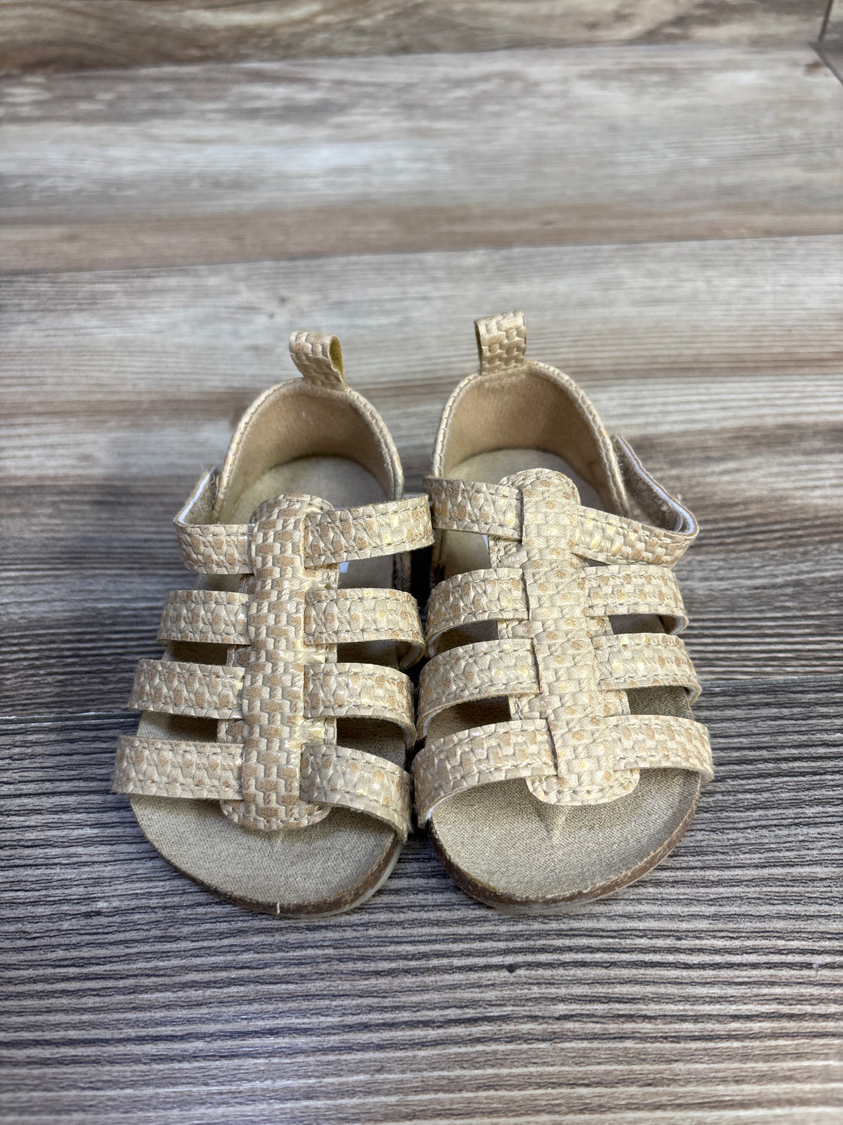 Carter's Strappy Sandals Beige sz 2/3c