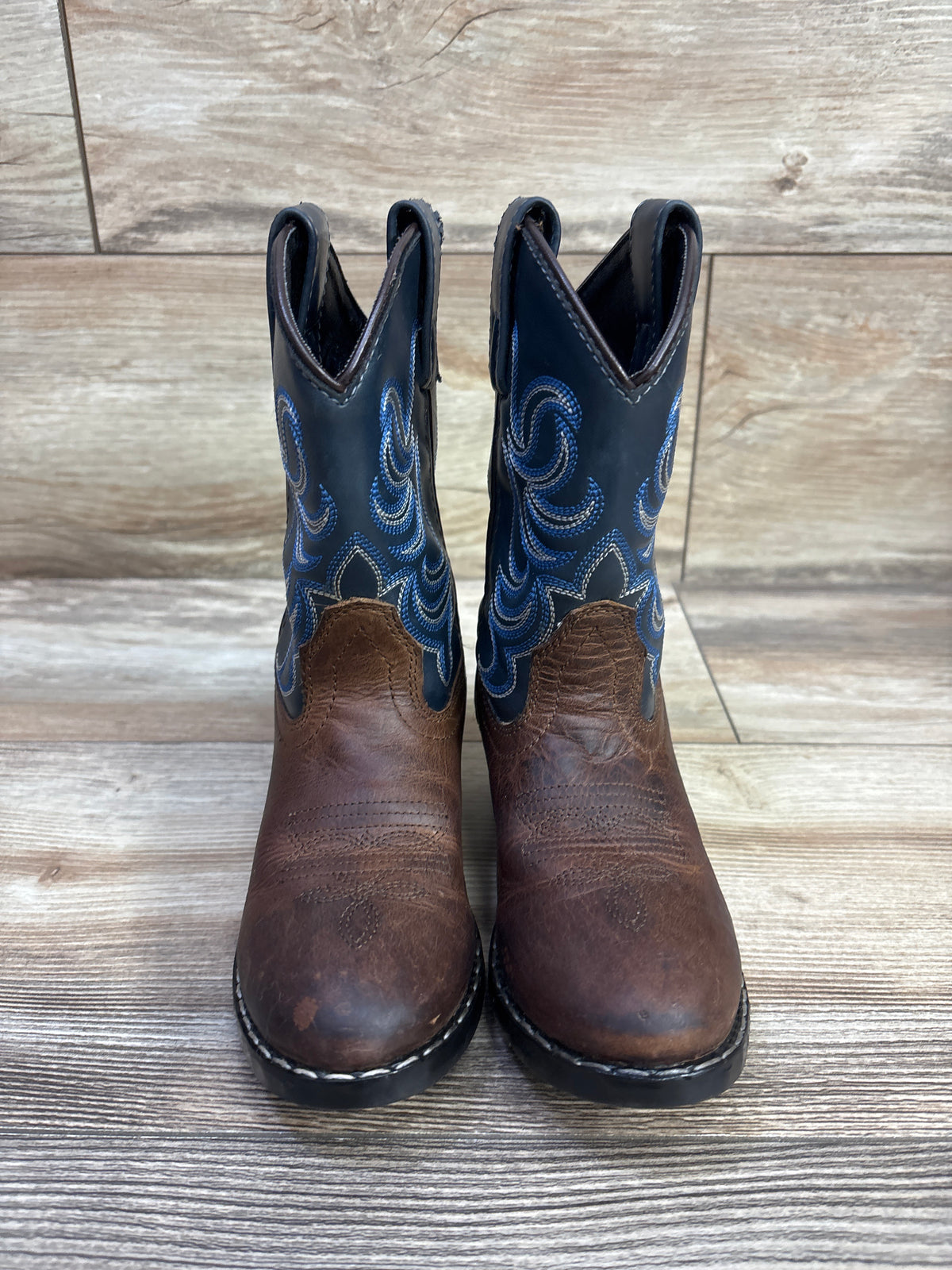 Cody James Holt Two-Tone Embroidered Western Boots Brown sz 11c