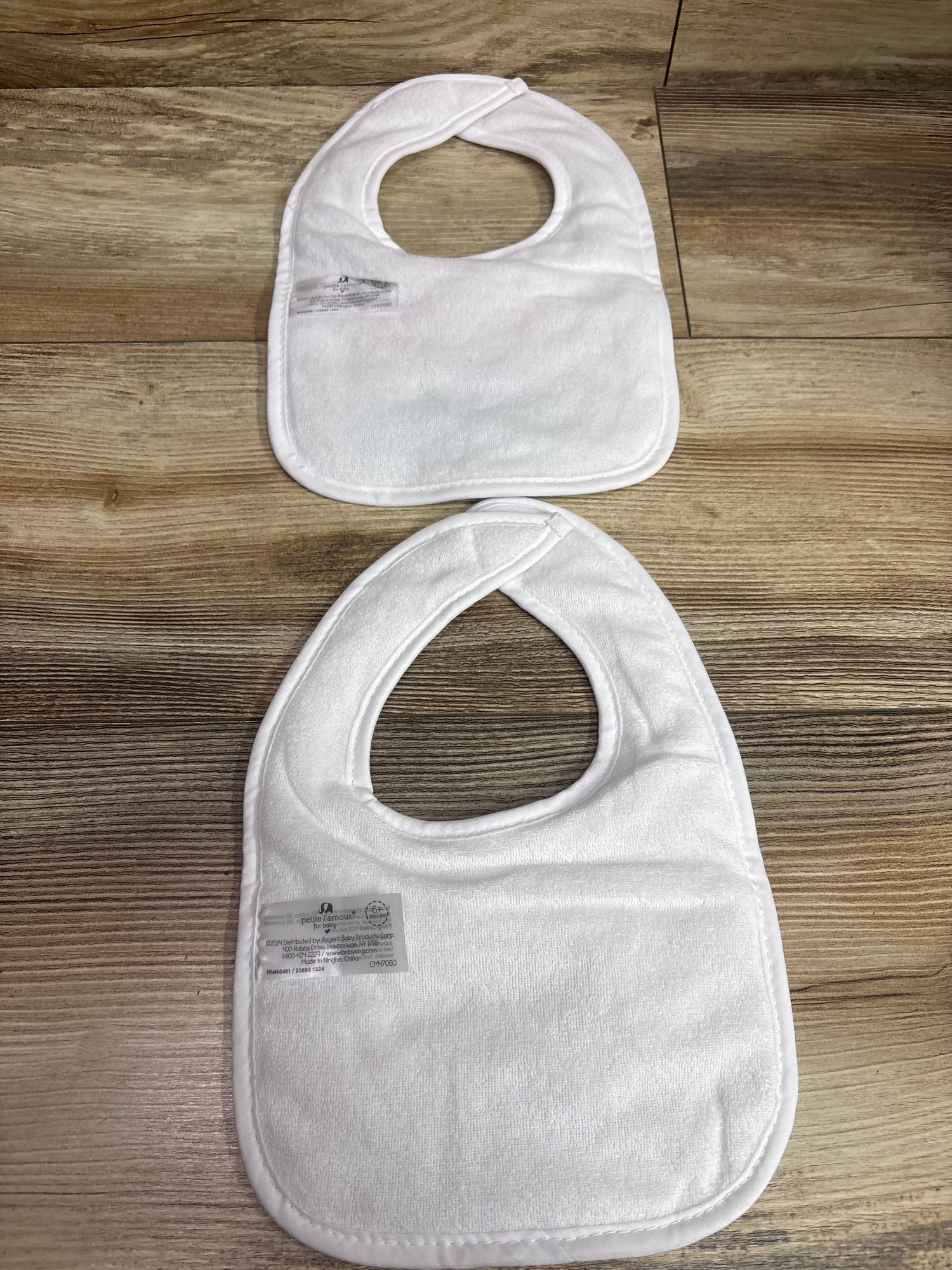 Petite L'amour 2pk Bibs 6m+