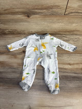 Burt's Bees Organic Bunnies Sleeper White sz Newborn